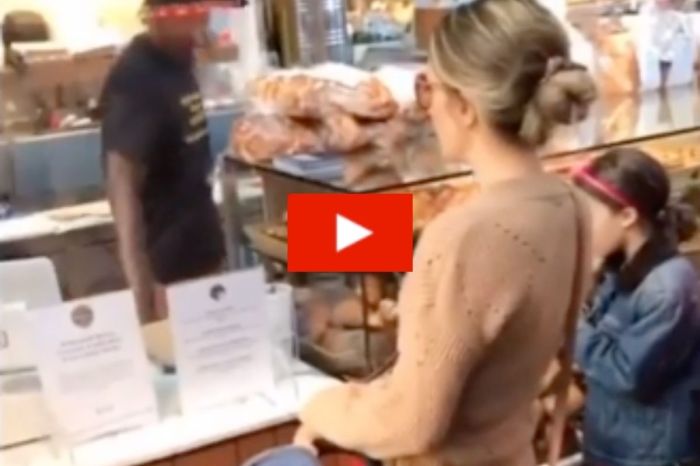 Anti-Mask Woman Hurls Horrible Racial Slur at Black Bakery Employee