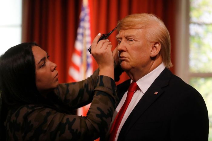 Texas Wax Museum Removes Trump Figure Because People Keep Punching It