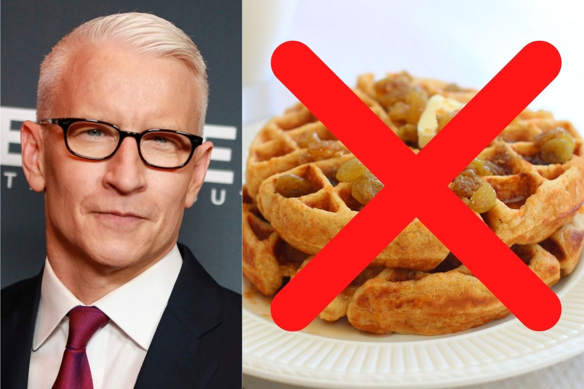 Anderson Cooper Eats The Same Boring Meal Every Day!