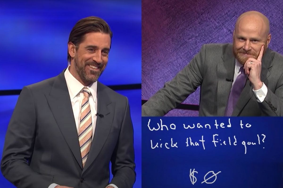 Aaron Rodgers Gets Trolled by Contestant on 'Jeopardy!' | Rare
