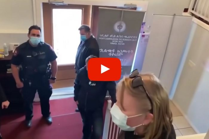 ‘Out, You Nazis!’: Video Shows Pastor Kicking Out Officers From Church