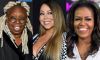 Whoopi Goldberg, Mariah Carey, Michelle Obama