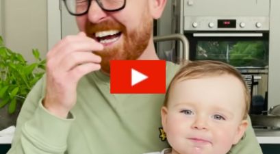 16-Month-Old Baby Hilariously Says “Mama” in Creepy, Demonic Voice