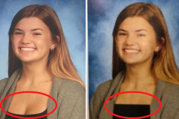 High School Altered Girls’ Yearbook Photos to Avoid Cleavage