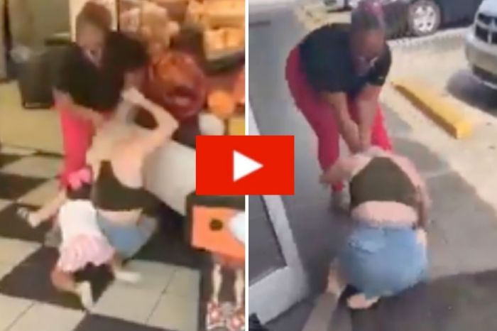 Bloody Brawl Breaks Out Between 2 Women at Pizza Shop