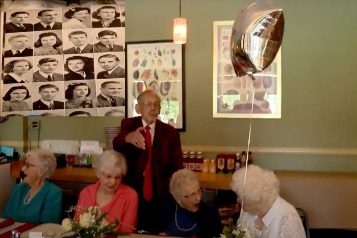 This High School Class of 1941 Just Celebrated Its 80th Reunion!