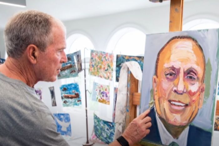 George W. Bush Paints Portraits of Immigrants to “Change the Tone” of Immigration Debate