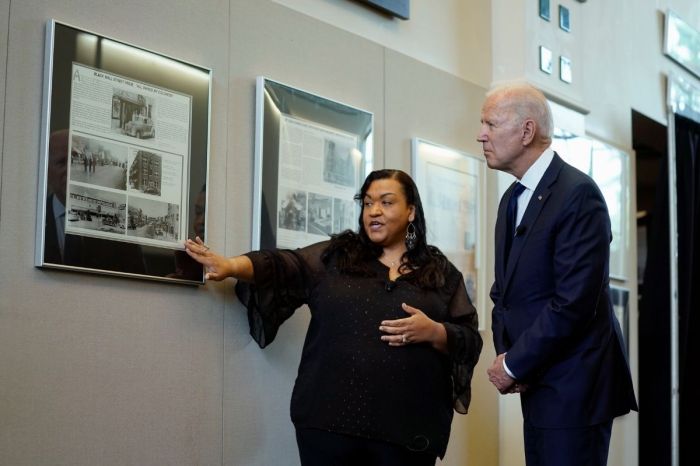 Biden Visits and Honors Survivors of the Tulsa Race Massacre