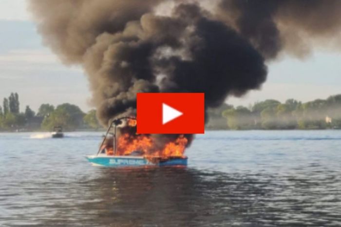 Boat Bursts into Flames After Harassing Family with Gay Pride Flags