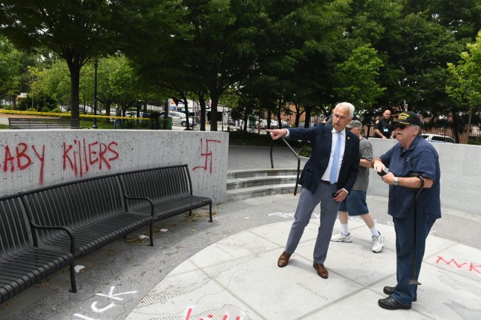 Suspect Arrested for Vandalizing NYC Vietnam Memorial with Swastikas